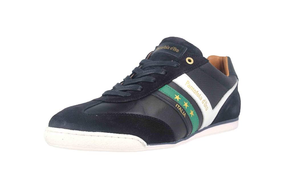 Pantofola d'Oro VASTO UOMO LOW XL Sneaker in Übergrößen Blau 10203049.29Y/10203081.29Y große Herrenschuhe Outlet