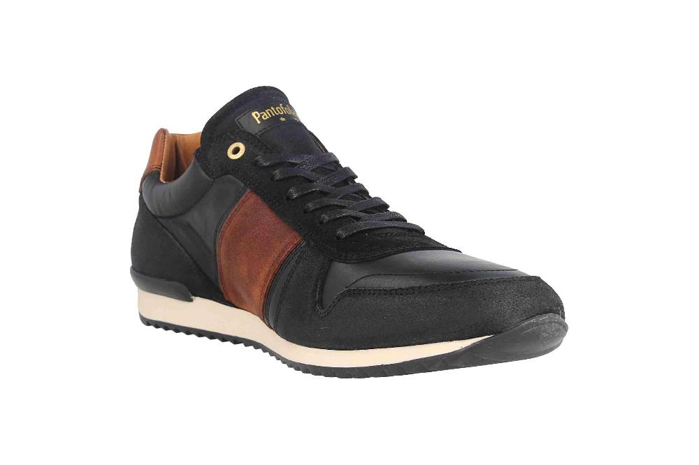 Pantofola d'Oro UMITO UOMO LOW XL Sneaker in Übergrößen Schwarz 10203038.25Y/10203075.25Y große Herrenschuhe Auslauf