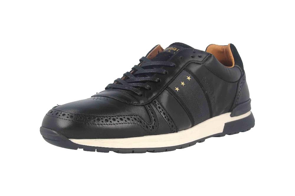 Pantofola d'Oro SANGANO UOMO LOW XL Sneaker in Übergrößen Schwarz 10203019.25Y/10203070.25Y große Herrenschuhe Verkauf