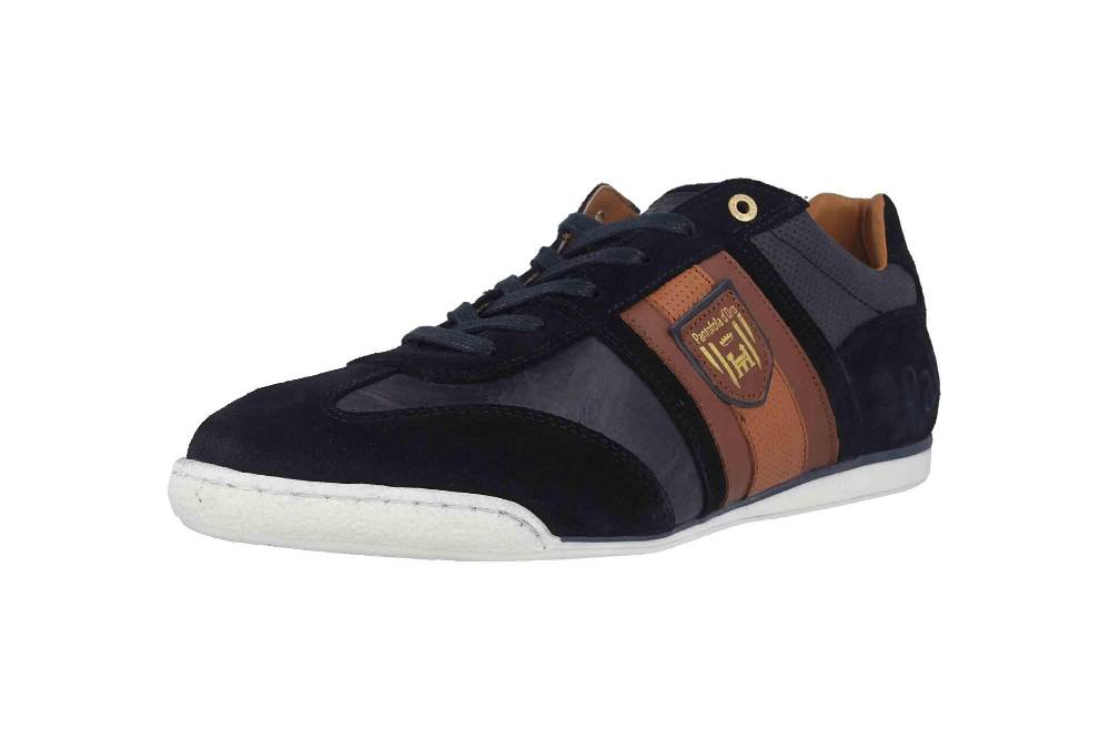Pantofola d'Oro Imola Scudo Uomo Low Sneaker in Übergrößen Blau 10193040.29Y/10193084.29Y große Herrenschuhe Schlussverkauf
