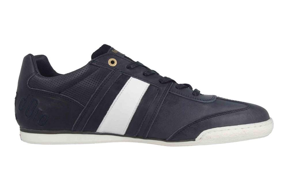 Pantofola d'Oro Imola Romagna Uomo Low Sneaker in Übergrößen Blau 10193037.29Y/10193082.29Y große Herrenschuhe Günstiger Verkauf