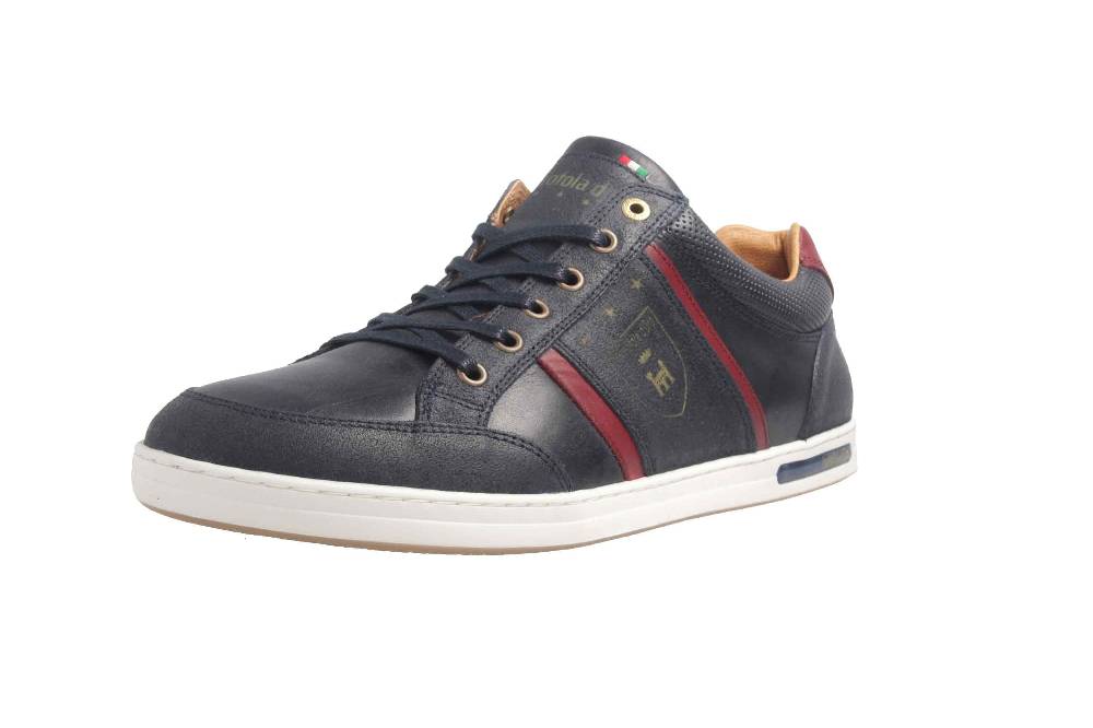 PANTOFOLA D'ORO Sneaker in Übergrößen Blau große Herrenschuhe Fabrik Onlineshop