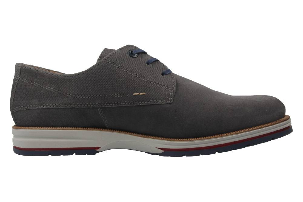Fretz Men Halbschuhe in Übergrößen Grau 3310.4549-62 große Herrenschuhe Großer Ausverkauf