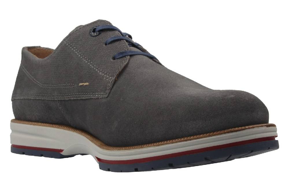 Fretz Men Halbschuhe in Übergrößen Grau 3310.4549-62 große Herrenschuhe Großer Ausverkauf
