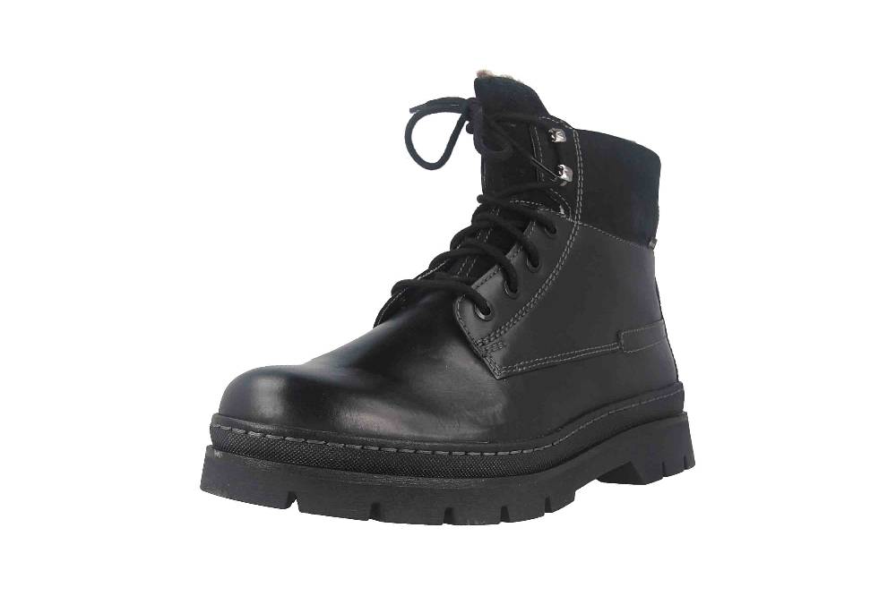 Fretz Men Zoran Boots in Übergrößen Schwarz 2413.8471-51 große Herrenschuhe Saisonschlussverkauf