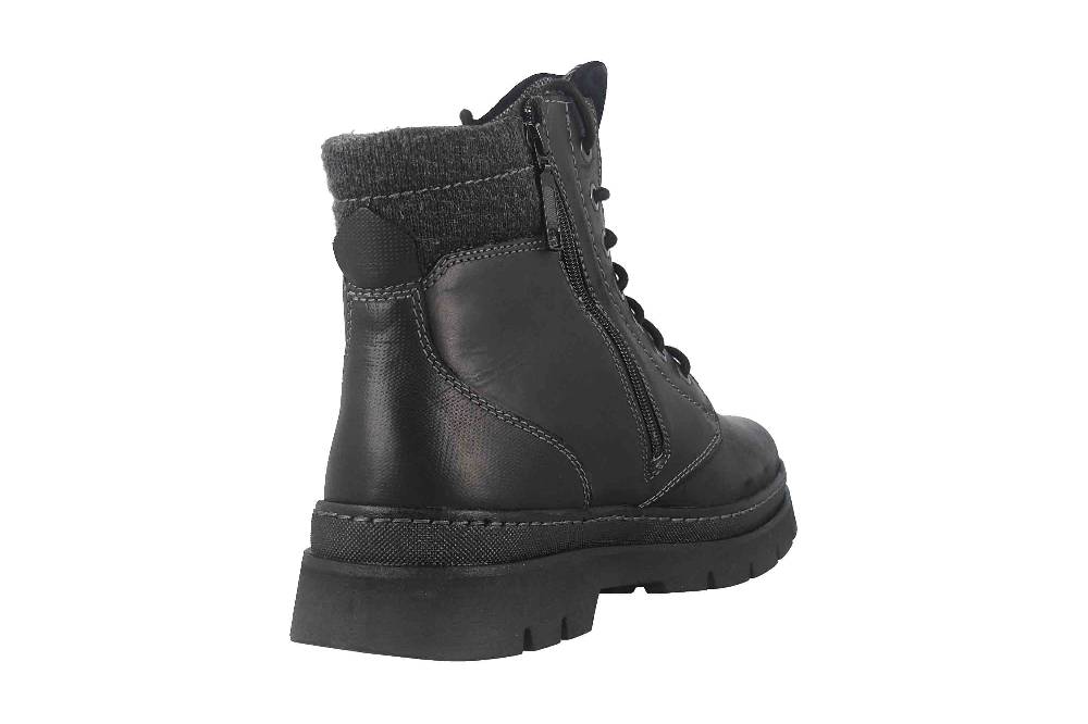 Fretz Men Zoran Boots in Übergrößen Schwarz 2410.8438-51 große Herrenschuhe Black Friday