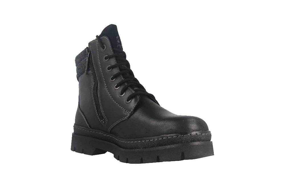 Fretz Men Zoran Boots in Übergrößen Schwarz 2410.8438-51 große Herrenschuhe Black Friday