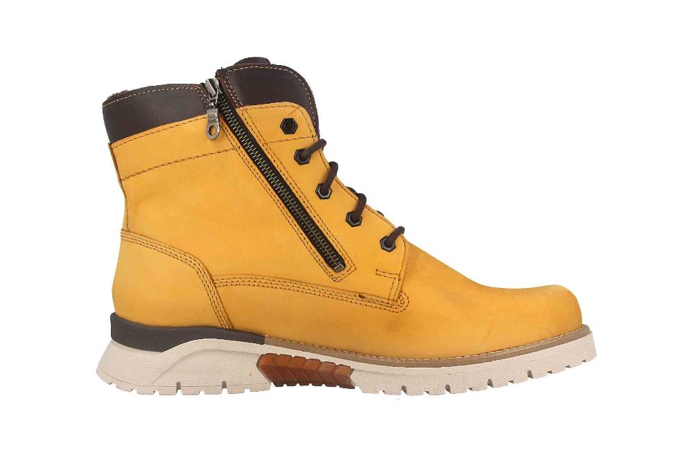 Fretz Men Cooper Boots in Übergrößen Gelb 1326.1416-45 große Herrenschuhe Cyber Monday