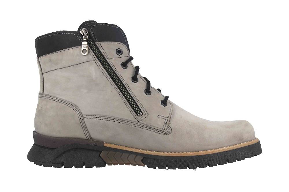 Fretz Men Cooper Boots in Übergrößen Grau 1326.1416-95 große Herrenschuhe Weihnachtsangebot