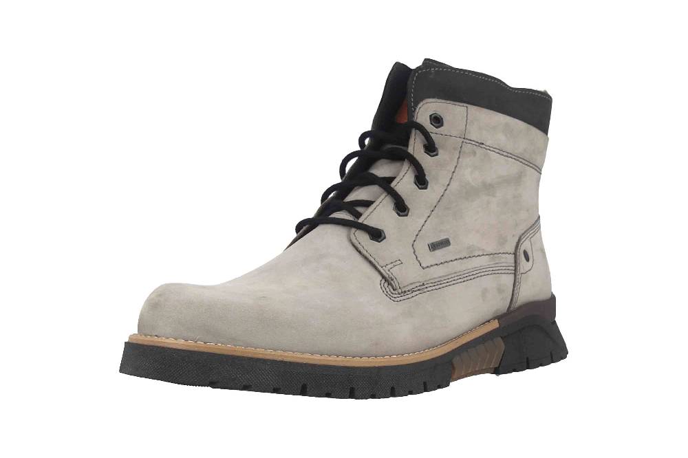 Fretz Men Cooper Boots in Übergrößen Grau 1326.1416-95 große Herrenschuhe Weihnachtsangebot