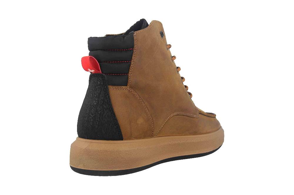 Fretz Men Sem Boots in Übergrößen Braun 4412.2418-20 große Herrenschuhe Osterangebot