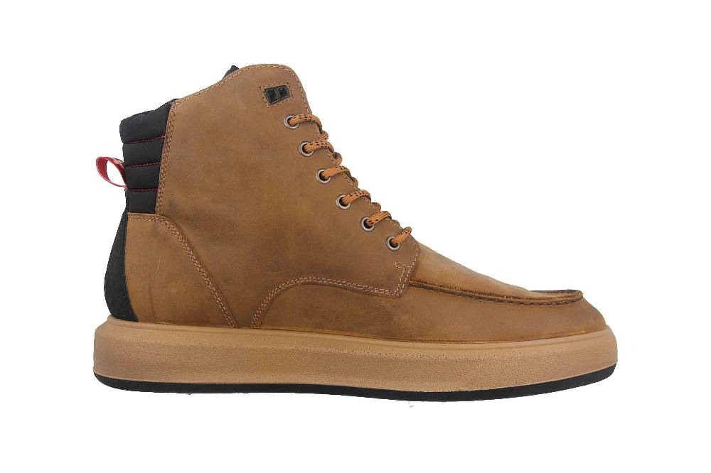 Fretz Men Sem Boots in Übergrößen Braun 4412.2418-20 große Herrenschuhe Osterangebot