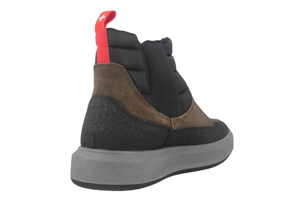 Fretz Men Sem Stiefeletten in Übergrößen Grau 4414.2489-69 große Herrenschuhe Muttertagsangebot
