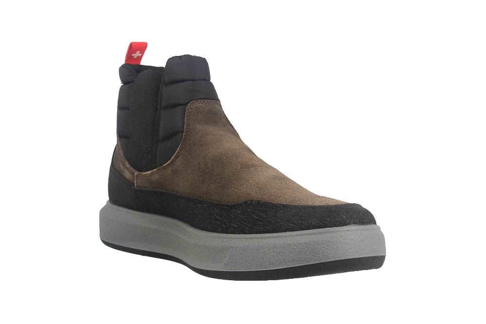 Fretz Men Sem Stiefeletten in Übergrößen Grau 4414.2489-69 große Herrenschuhe Muttertagsangebot