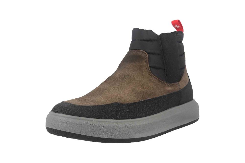 Fretz Men Sem Stiefeletten in Übergrößen Grau 4414.2489-69 große Herrenschuhe Muttertagsangebot