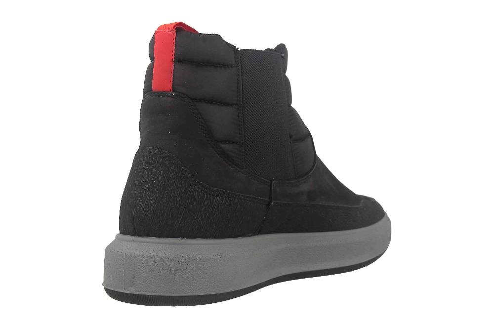 Fretz Men Sem Stiefeletten in Übergrößen Schwarz 4414.2482-51 große Herrenschuhe Valentinstagsangebot