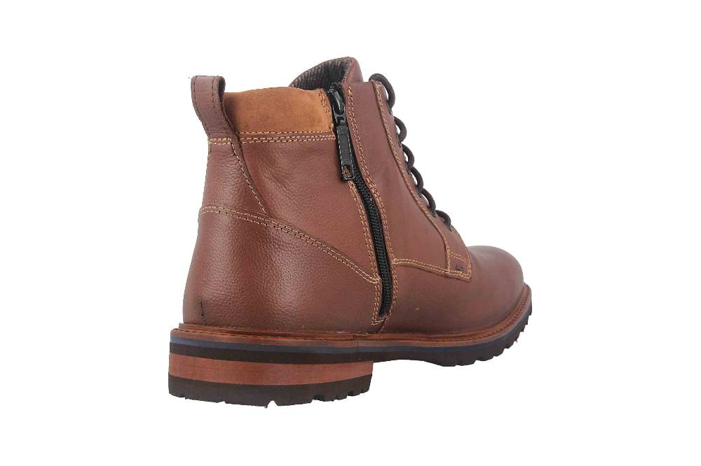 Fretz Men Milano Boots in Übergrößen Braun 6330.9712-12 große Herrenschuhe Jubiläumsangebot