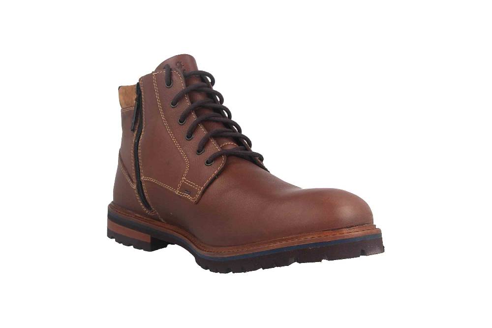 Fretz Men Milano Boots in Übergrößen Braun 6330.9712-12 große Herrenschuhe Jubiläumsangebot