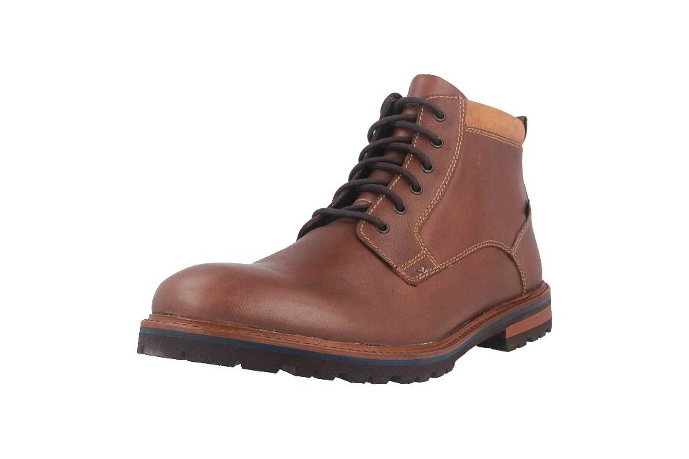 Fretz Men Milano Boots in Übergrößen Braun 6330.9712-12 große Herrenschuhe Jubiläumsangebot