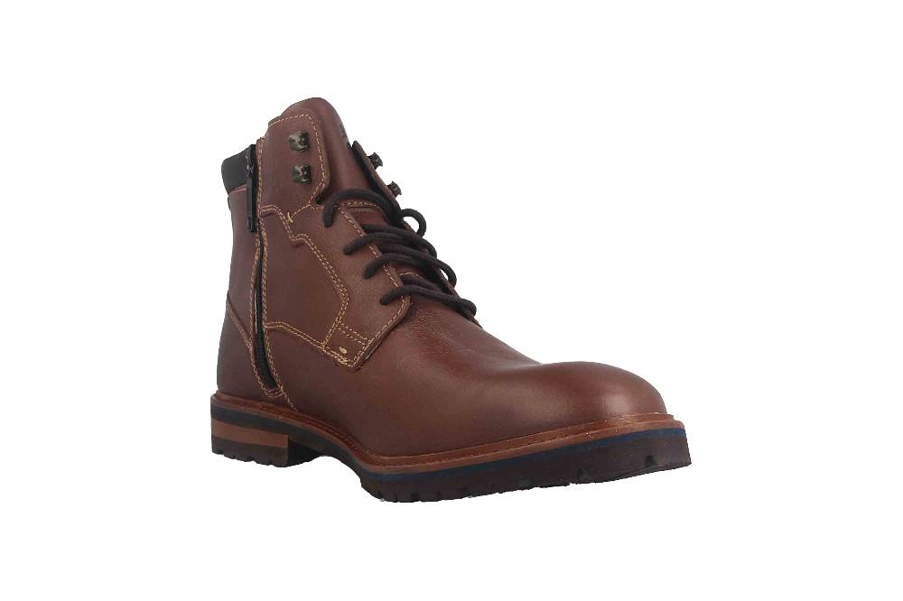 Fretz Men Milano Boots in Übergrößen Braun 6331.9712-12 große Herrenschuhe Lagerräumung