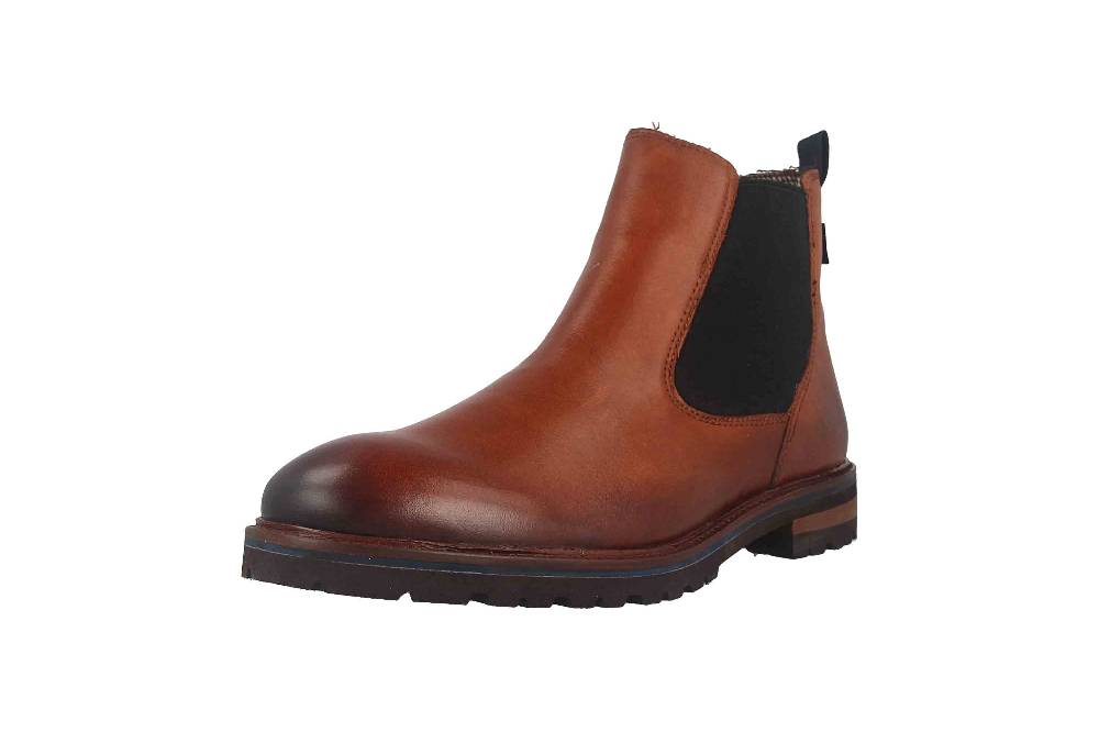 Fretz Men Milano Stiefeletten in Übergrößen Braun 6333.9728-37 große Herrenschuhe Top Angebot