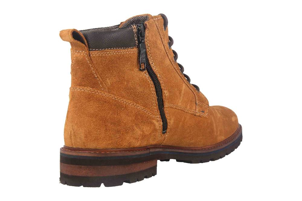 Fretz Men Milano Boots in Übergrößen Braun 6330.9719-89 große Herrenschuhe Neueste Mode