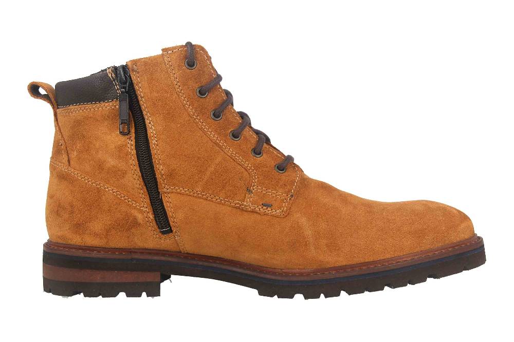 Fretz Men Milano Boots in Übergrößen Braun 6330.9719-89 große Herrenschuhe Neueste Mode