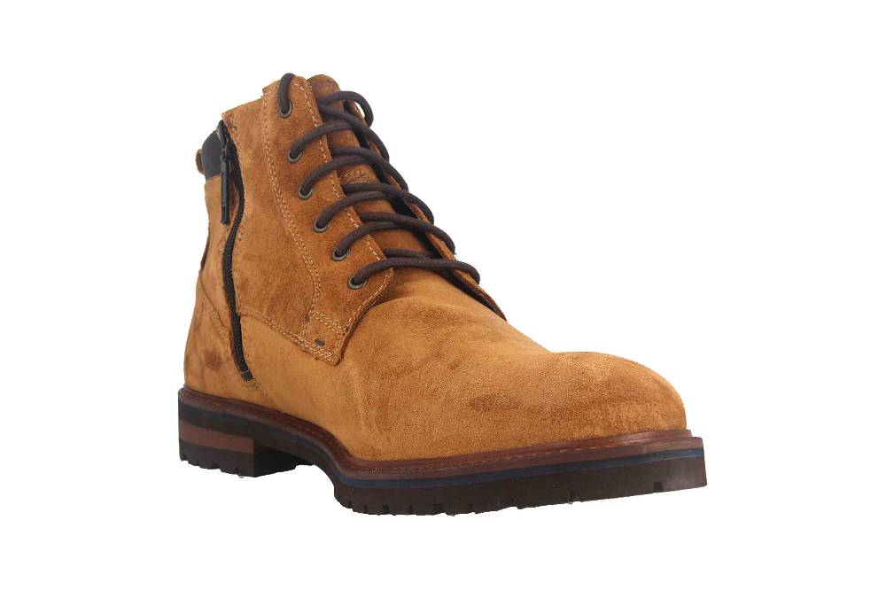Fretz Men Milano Boots in Übergrößen Braun 6330.9719-89 große Herrenschuhe Neueste Mode