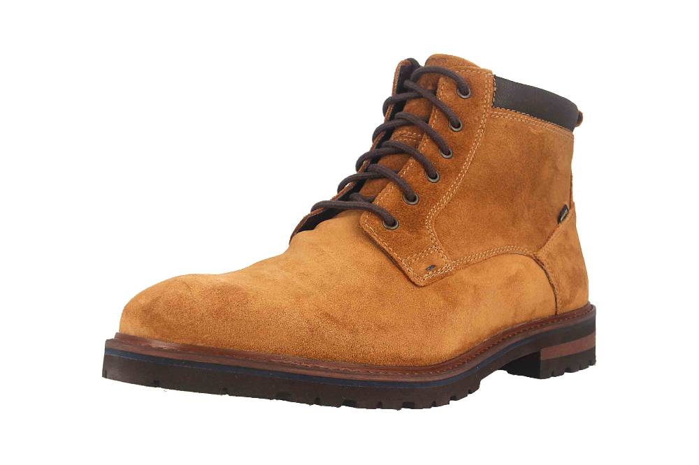 Fretz Men Milano Boots in Übergrößen Braun 6330.9719-89 große Herrenschuhe Neueste Mode