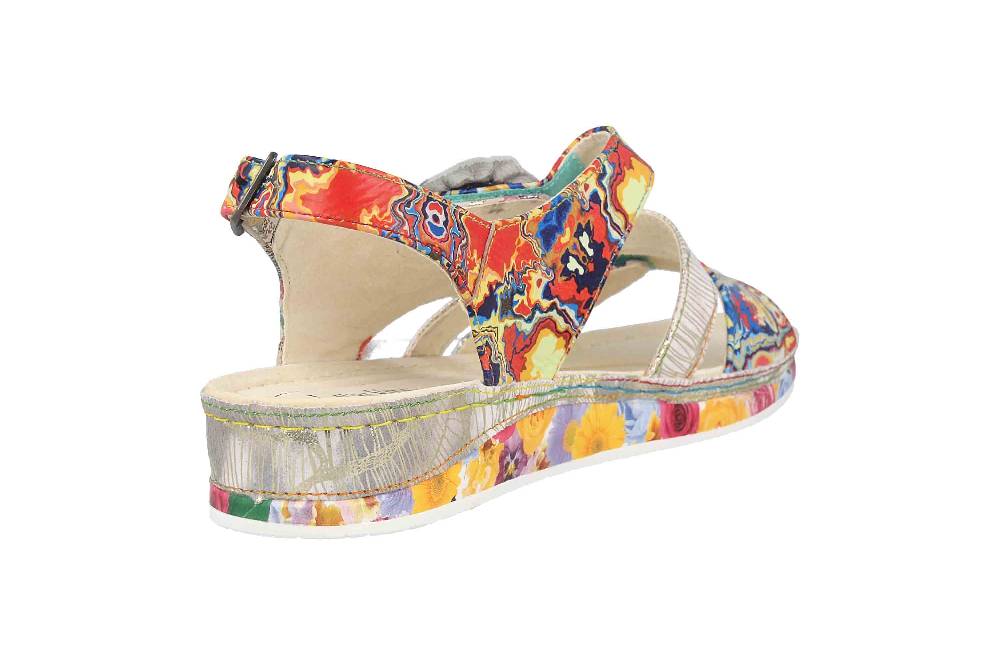 Laura Vita Sandalen in Übergrößen Mehrfarbig BRCUELO 06 Vert große Damenschuhe Bestseller
