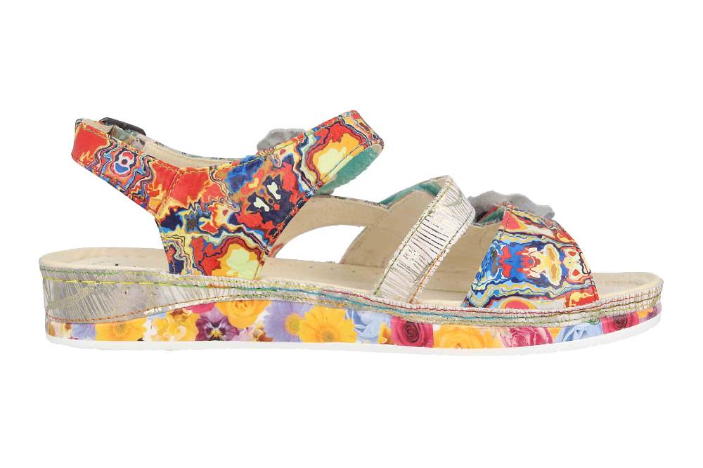 Laura Vita Sandalen in Übergrößen Mehrfarbig BRCUELO 06 Vert große Damenschuhe Bestseller