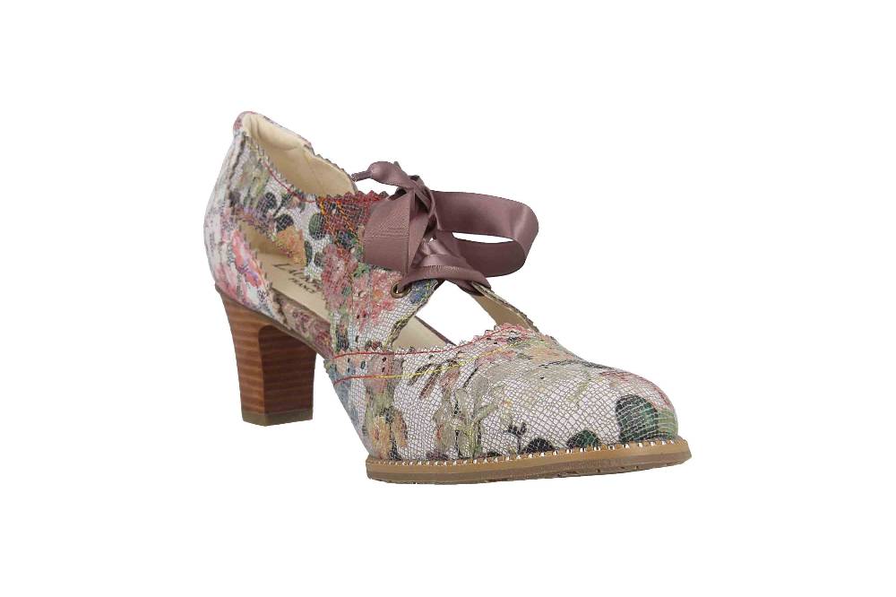 Laura Vita Pumps in Übergrößen Mehrfarbig ELCODIEO 0422 Café große Damenschuhe Saisonale Angebote