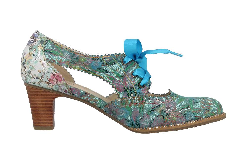 Laura Vita Pumps in Übergrößen Mehrfarbig ELCODIEO 0422 Kaki große Damenschuhe Räumungsverkauf