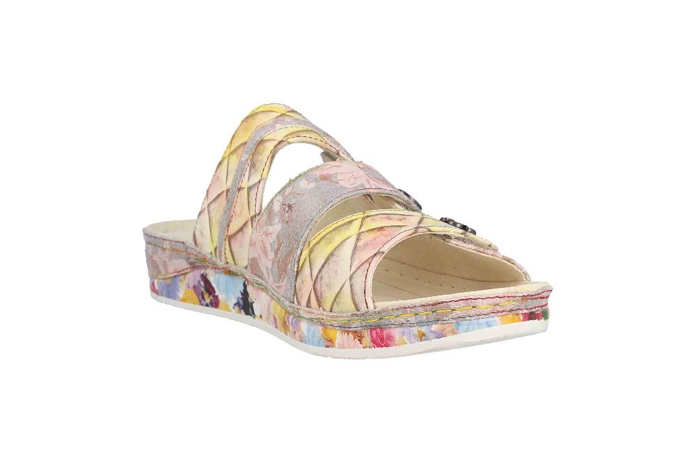 Laura Vita Pantoletten in Übergrößen Mehrfarbig BRCUELO 75 Beige große Damenschuhe Tägliche Deals