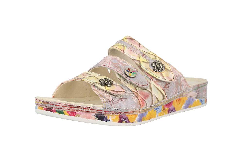 Laura Vita Pantoletten in Übergrößen Mehrfarbig BRCUELO 75 Beige große Damenschuhe Tägliche Deals