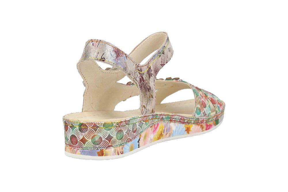 Laura Vita Sandalen in Übergrößen Mehrfarbig BRCUELO 81 Café große Damenschuhe VIP-Rabatte