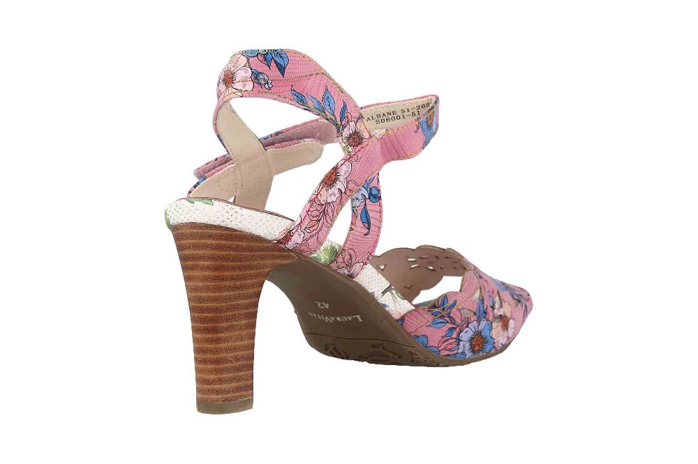 Laura Vita Sandaletten in Übergrößen Mehrfarbig ALBANE 51 Lilas große Damenschuhe Tiefpreis