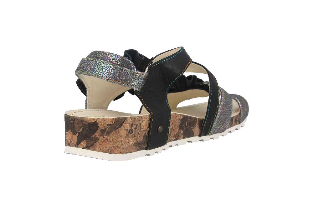 Laura Vita Sandalen in Übergrößen Mehrfarbig BRCYANO 68 Noir große Damenschuhe Kostenlose Rückgabe