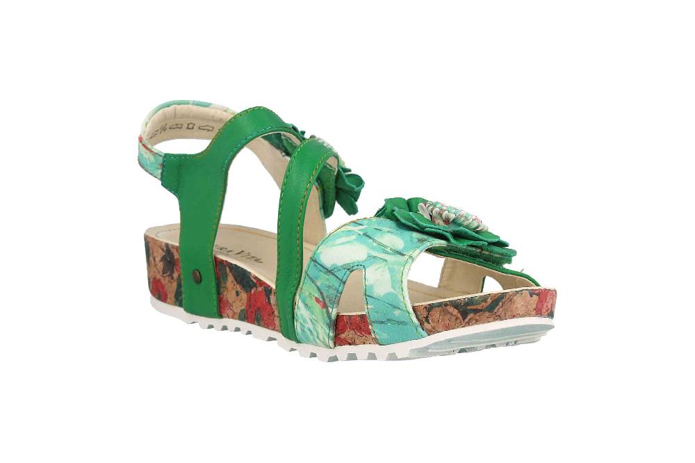 Laura Vita Sandalen in Übergrößen Mehrfarbig BRCYANO 68 Vert große Damenschuhe Begrenzte Freigabe