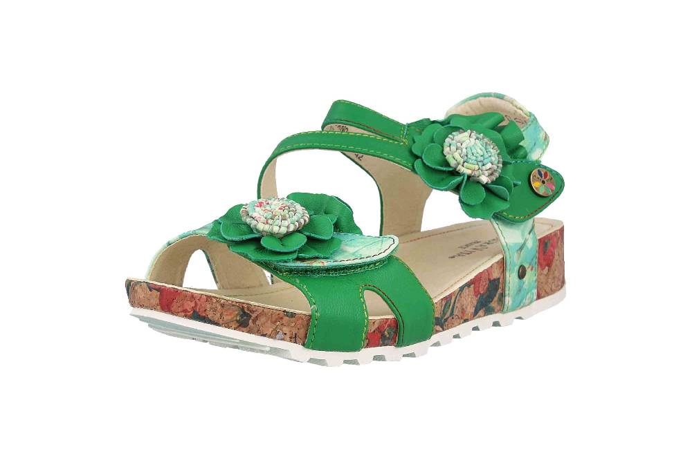 Laura Vita Sandalen in Übergrößen Mehrfarbig BRCYANO 68 Vert große Damenschuhe Begrenzte Freigabe