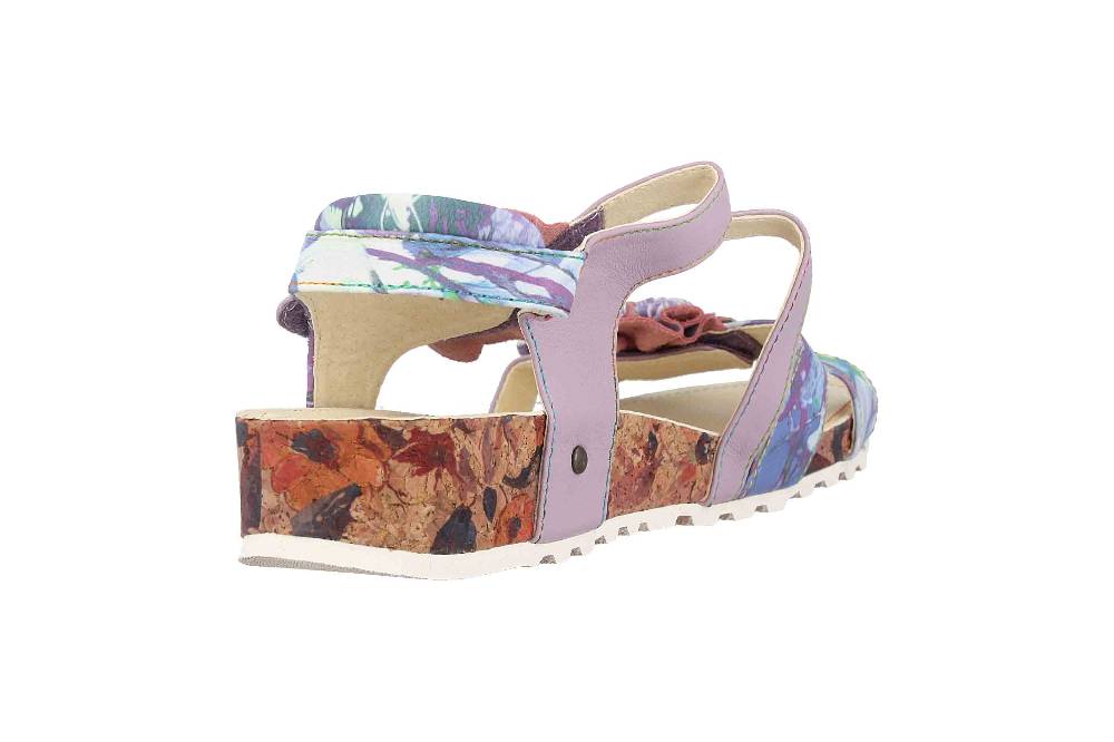 Laura Vita Sandalen in Übergrößen Mehrfarbig BRCYANO 68 Lilas große Damenschuhe Letzte 3 Tage