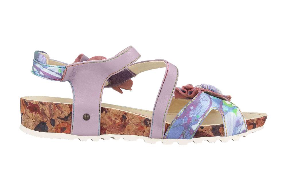 Laura Vita Sandalen in Übergrößen Mehrfarbig BRCYANO 68 Lilas große Damenschuhe Letzte 3 Tage
