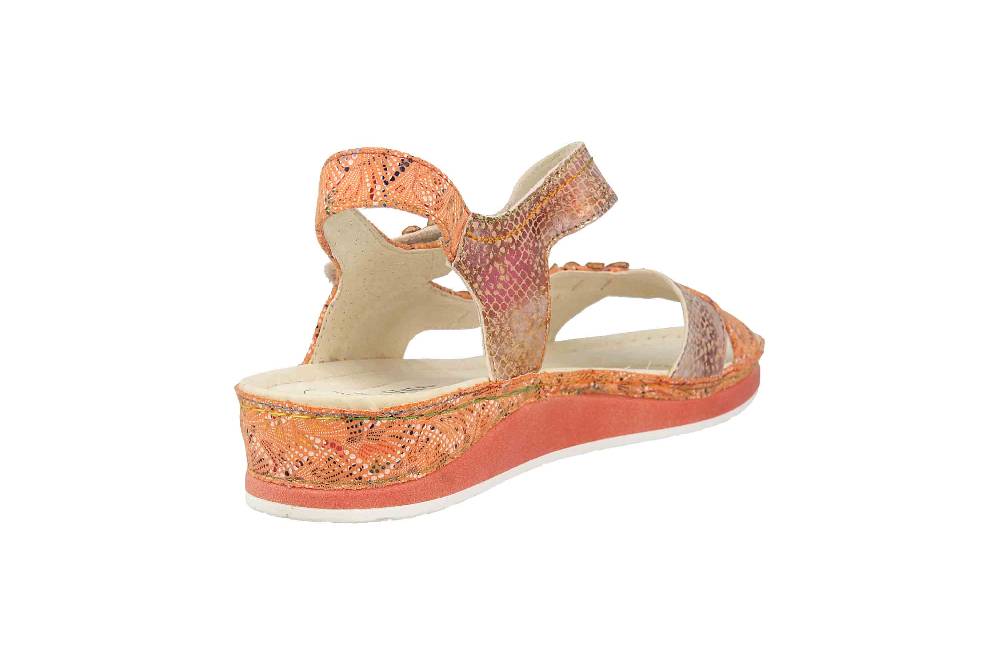 Laura Vita Sandalen in Übergrößen Mehrfarbig BRCUELO 81 Orange große Damenschuhe Zeitbegrenzte Promotion
