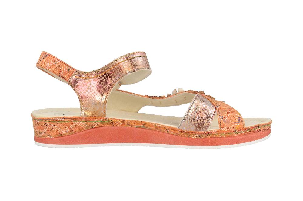 Laura Vita Sandalen in Übergrößen Mehrfarbig BRCUELO 81 Orange große Damenschuhe Zeitbegrenzte Promotion