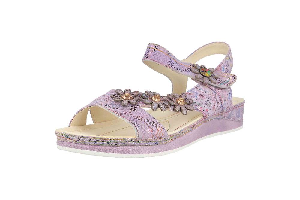 Laura Vita Sandalen in Übergrößen Mehrfarbig BRCUELO 81 Lilas große Damenschuhe Bis zu 50% Rabatt