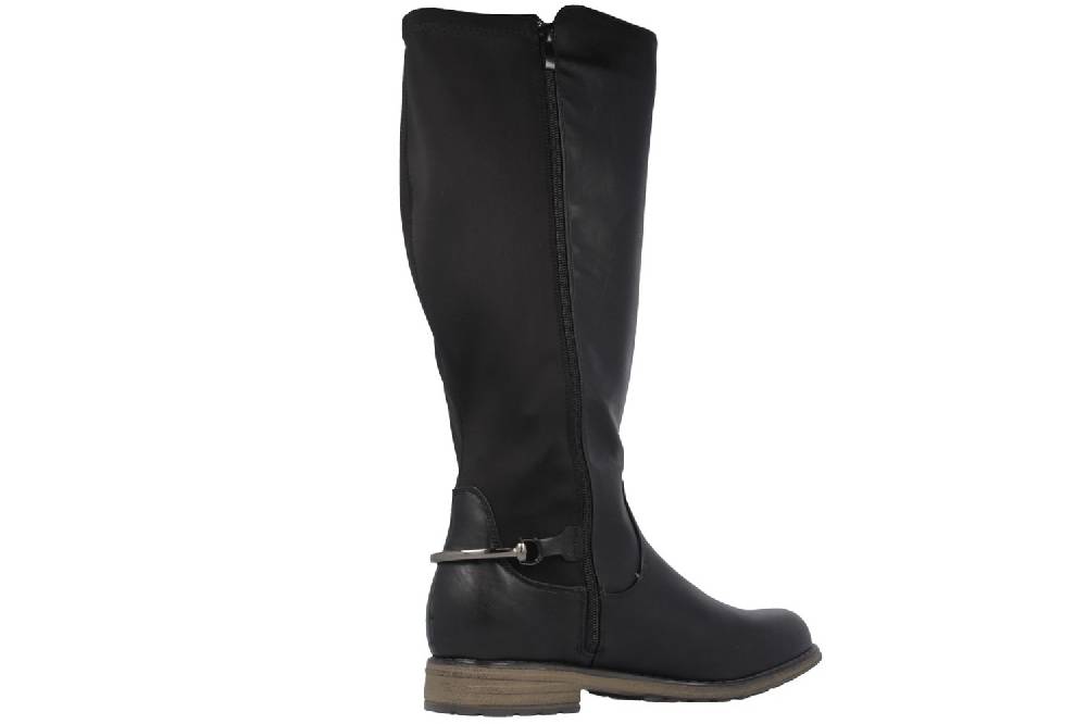 Fitters Footwear Stiefel in Übergrößen Schwarz 2.823951 Black große Damenschuhe Sonderangebot der Fabrik