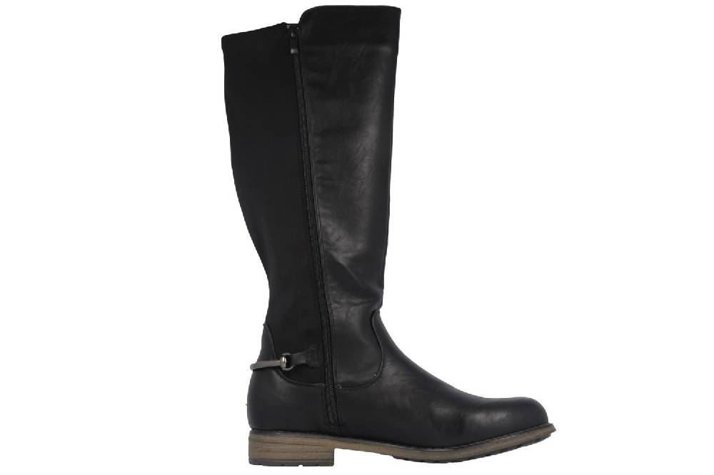 Fitters Footwear Stiefel in Übergrößen Schwarz 2.823951 Black große Damenschuhe Sonderangebot der Fabrik