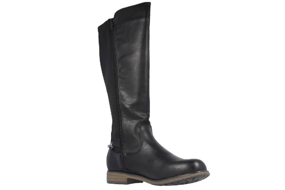 Fitters Footwear Stiefel in Übergrößen Schwarz 2.823951 Black große Damenschuhe Sonderangebot der Fabrik