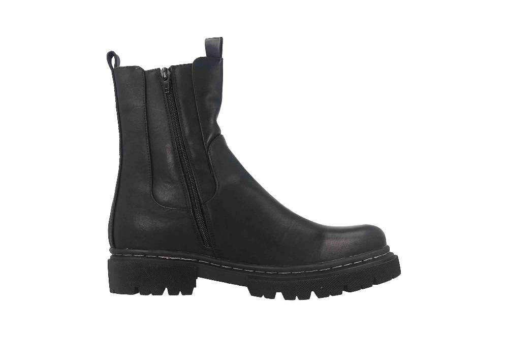 Fitters Footwear Cara Stiefeletten in Übergrößen Schwarz 2.AC3801 Black große Damenschuhe Rabatte dieses Monats