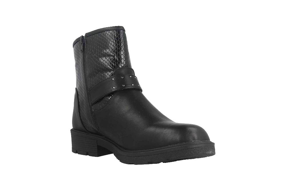 Fitters Footwear Lexi Stiefeletten in Übergrößen Schwarz 2.237232 Black große Damenschuhe Online